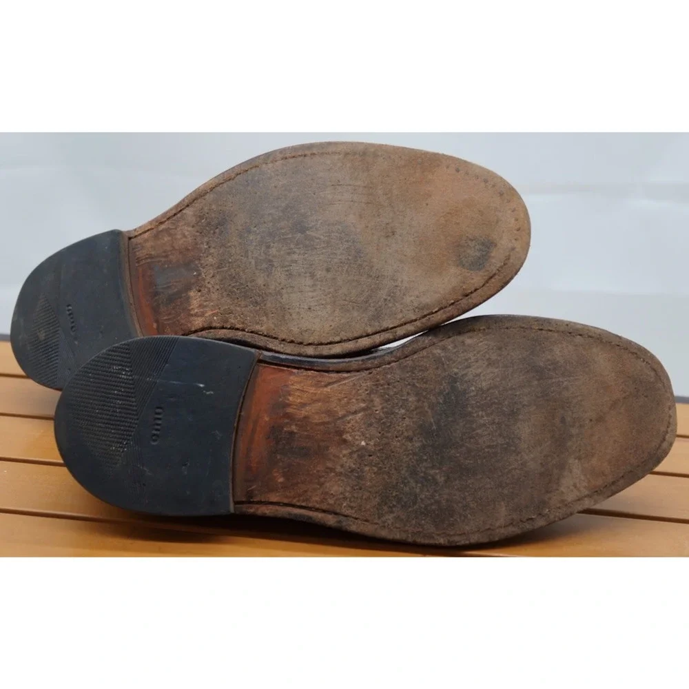 Allen Edmonds MCTAVISH Wingtip Chestnut Brown Shoes Size 10.5 (E Wide)